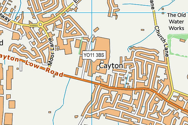 YO11 3BS map - OS VectorMap District (Ordnance Survey)