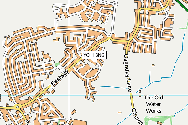 YO11 3NG map - OS VectorMap District (Ordnance Survey)