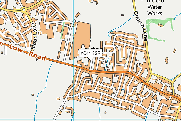 YO11 3SR map - OS VectorMap District (Ordnance Survey)