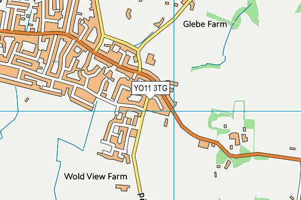 YO11 3TG map - OS VectorMap District (Ordnance Survey)