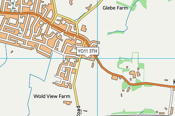 YO11 3TH map - OS VectorMap District (Ordnance Survey)