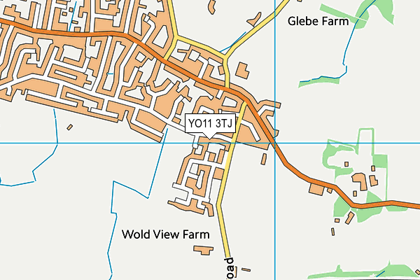 YO11 3TJ map - OS VectorMap District (Ordnance Survey)