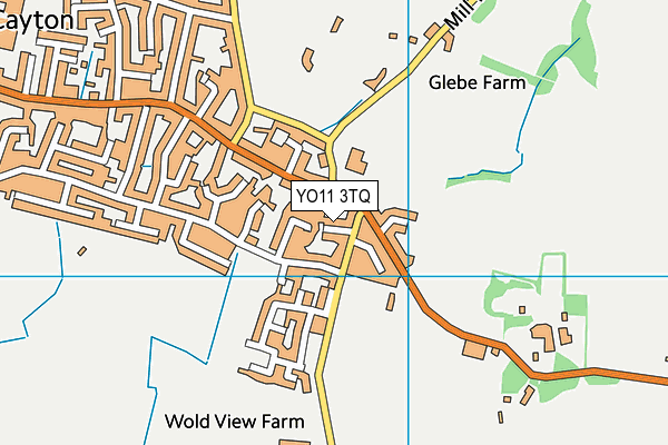 YO11 3TQ map - OS VectorMap District (Ordnance Survey)