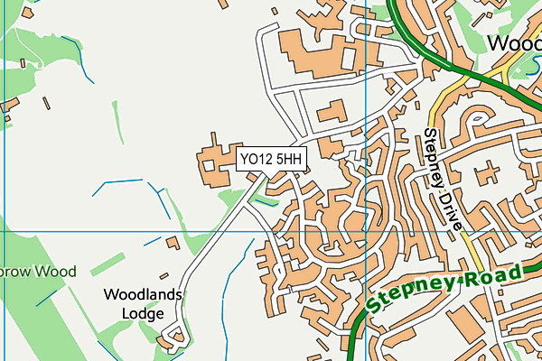 YO12 5HH map - OS VectorMap District (Ordnance Survey)