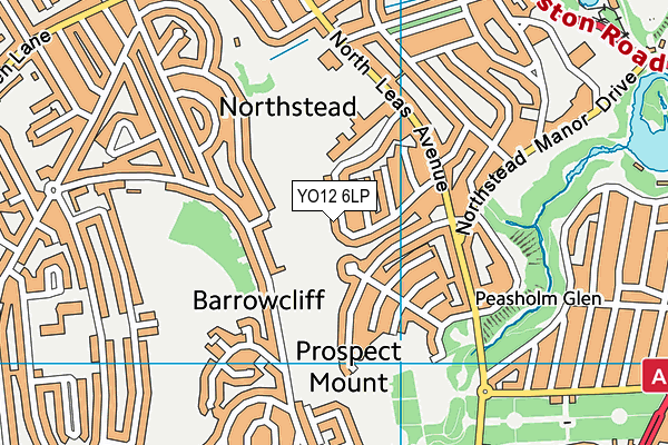 Northstead County Primary School map (YO12 6LP) - OS VectorMap District (Ordnance Survey)