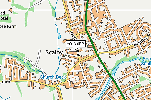 Map of LEDDEN ESTATES (WHITBY) LIMITED at district scale