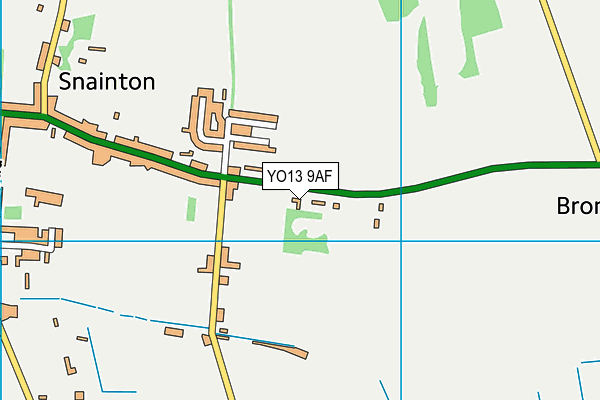Snainton Church of England Voluntary Controlled Primary School map (YO13 9AF) - OS VectorMap District (Ordnance Survey)
