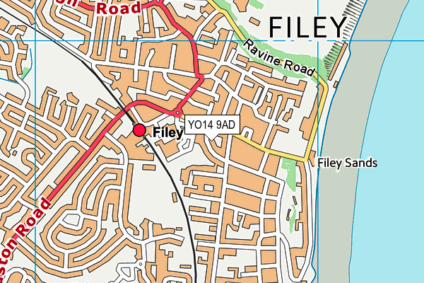 Map of FILEY MOBILITY LIMITED at district scale