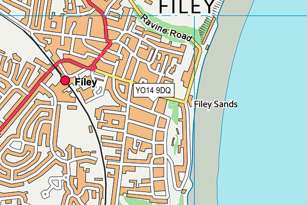 Map of FILEY GIFTS AND CONFECTIONERY LTD at district scale