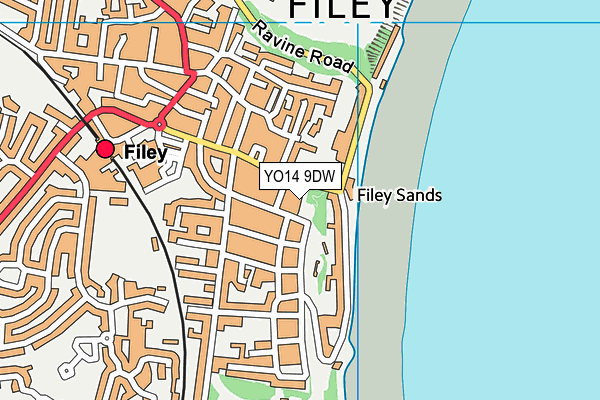Map of JT LEISURE (FILEY) LIMITED at district scale