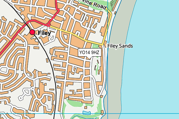 Map of HAMPSHIRE HOUSE (FILEY) LIMITED at district scale