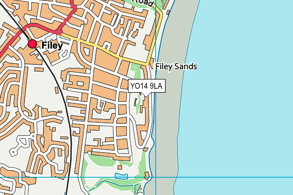 Map of THE LANDINGS MANAGEMENT (FILEY) LIMITED at district scale