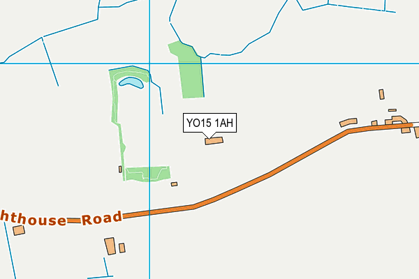 YO15 1AH map - OS VectorMap District (Ordnance Survey)