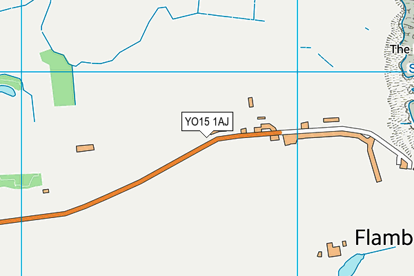 YO15 1AJ map - OS VectorMap District (Ordnance Survey)
