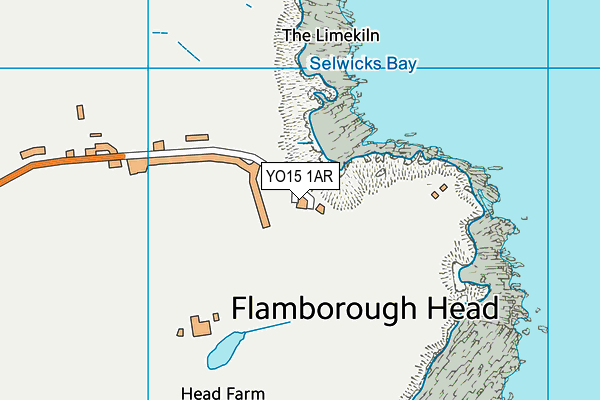 Flamborough Head Golf Club map (YO15 1AR) - OS VectorMap District (Ordnance Survey)