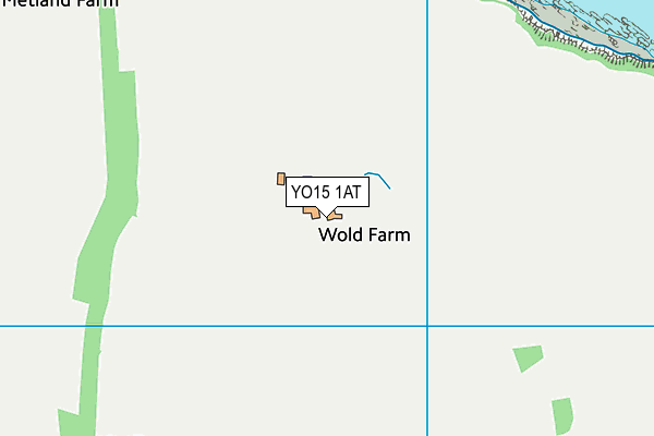 YO15 1AT map - OS VectorMap District (Ordnance Survey)