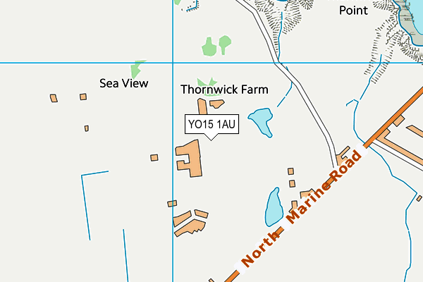 Thornwick Bay Holiday Park map (YO15 1AU) - OS VectorMap District (Ordnance Survey)