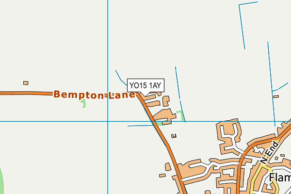 YO15 1AY map - OS VectorMap District (Ordnance Survey)
