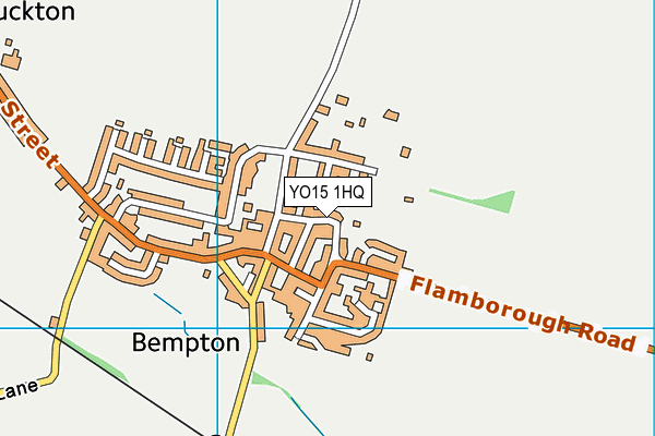 YO15 1HQ map - OS VectorMap District (Ordnance Survey)