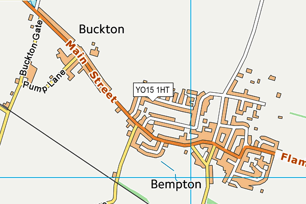YO15 1HT map - OS VectorMap District (Ordnance Survey)