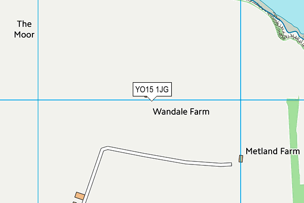 YO15 1JG map - OS VectorMap District (Ordnance Survey)
