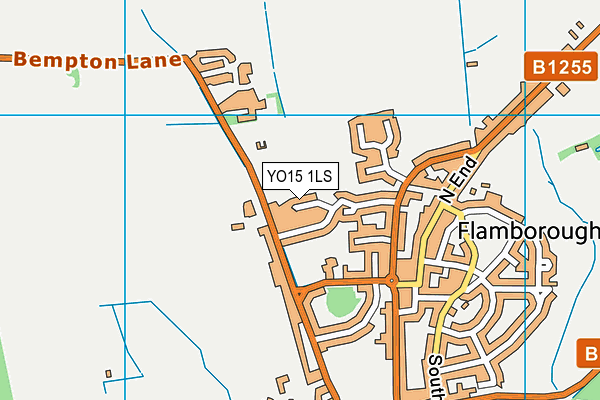 YO15 1LS map - OS VectorMap District (Ordnance Survey)