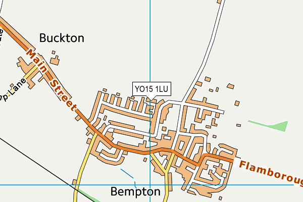 YO15 1LU map - OS VectorMap District (Ordnance Survey)