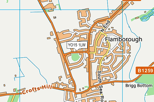 Flamborough CofE (VC) Primary School map (YO15 1LW) - OS VectorMap District (Ordnance Survey)