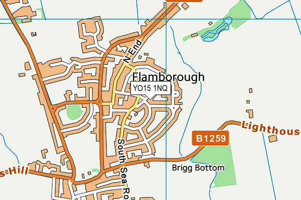 YO15 1NQ map - OS VectorMap District (Ordnance Survey)