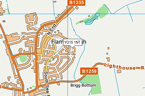 YO15 1NT map - OS VectorMap District (Ordnance Survey)