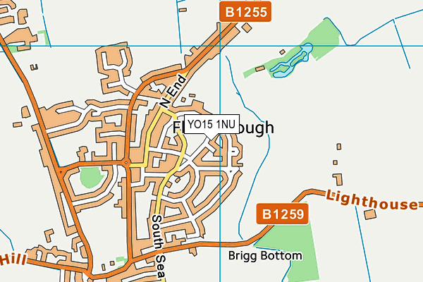YO15 1NU map - OS VectorMap District (Ordnance Survey)