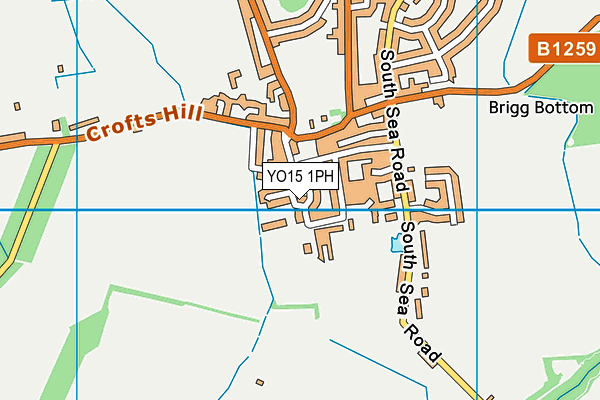 YO15 1PH map - OS VectorMap District (Ordnance Survey)