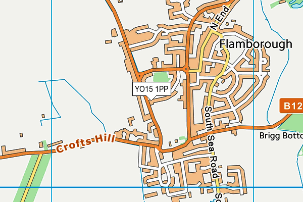YO15 1PP map - OS VectorMap District (Ordnance Survey)