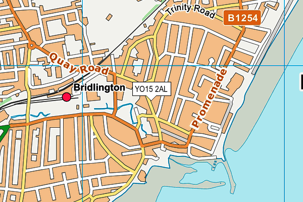 YO15 2AL map - OS VectorMap District (Ordnance Survey)