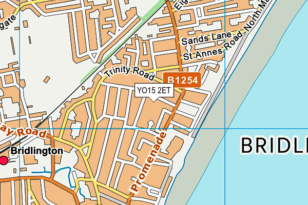 YO15 2ET map - OS VectorMap District (Ordnance Survey)