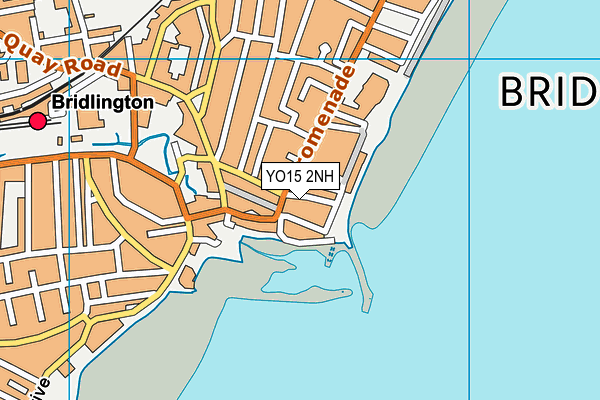 YO15 2NH map - OS VectorMap District (Ordnance Survey)