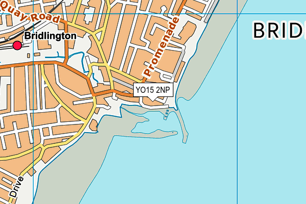 YO15 2NP map - OS VectorMap District (Ordnance Survey)