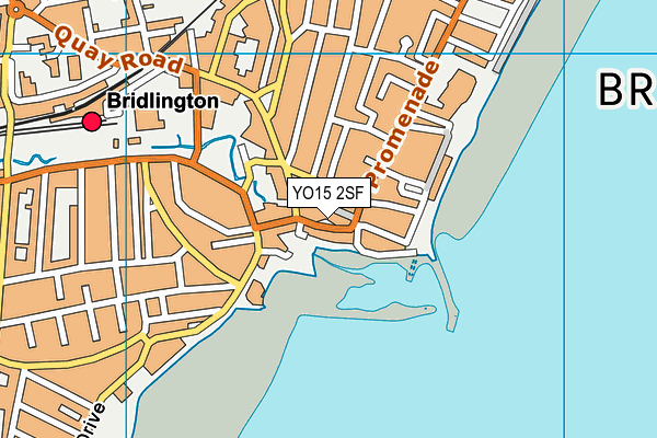 YO15 2SF map - OS VectorMap District (Ordnance Survey)