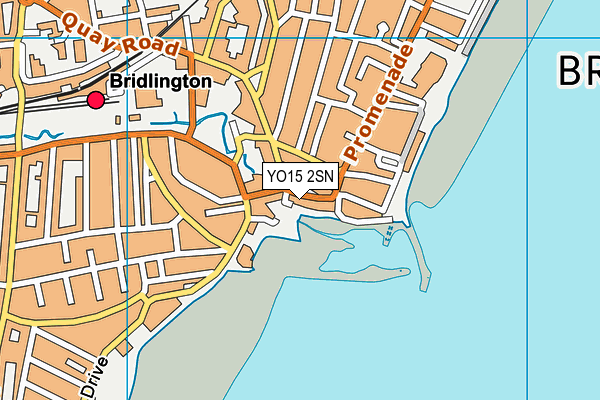 YO15 2SN map - OS VectorMap District (Ordnance Survey)