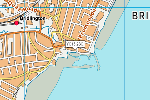 YO15 2SQ map - OS VectorMap District (Ordnance Survey)