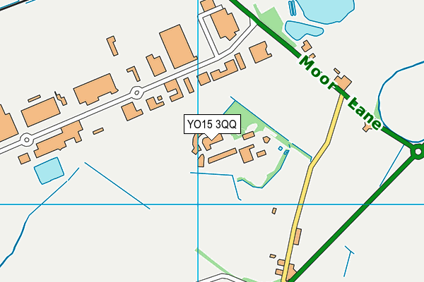 YO15 3QQ map - OS VectorMap District (Ordnance Survey)