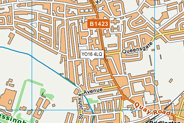 YO16 4LQ map - OS VectorMap District (Ordnance Survey)