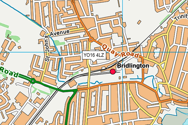Map of BRIDLINGTON SHELLFISH CO. LIMITED at district scale