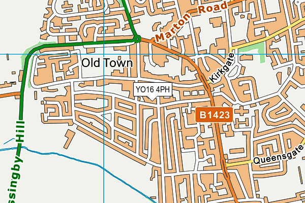 YO16 4PH map - OS VectorMap District (Ordnance Survey)
