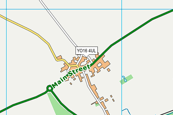 YO16 4UL map - OS VectorMap District (Ordnance Survey)