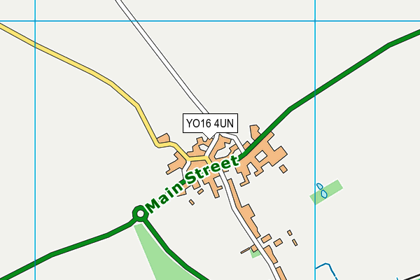 YO16 4UN map - OS VectorMap District (Ordnance Survey)