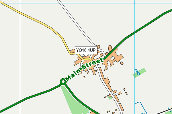 YO16 4UP map - OS VectorMap District (Ordnance Survey)