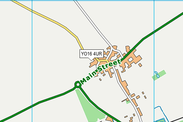 YO16 4UR map - OS VectorMap District (Ordnance Survey)