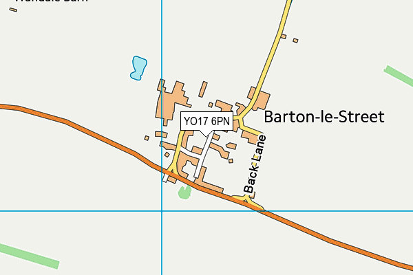 YO17 6PN map - OS VectorMap District (Ordnance Survey)