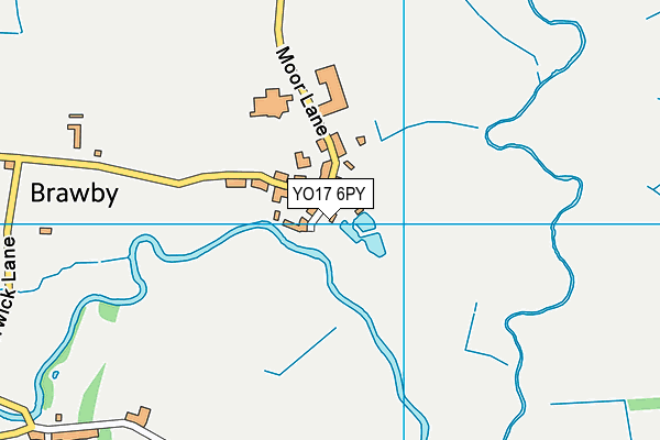 YO17 6PY map - OS VectorMap District (Ordnance Survey)